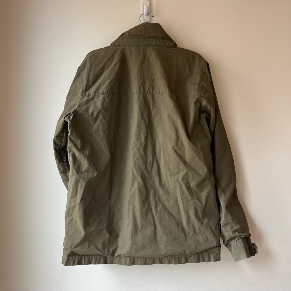 Burton Snowboards Men’s Olive Green Zip Jacket Size Large – Repair Project - Picture 12 of 13